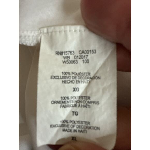 Champion Women's V-Neck Short Sleeve Vapor Select Tee Pullover Size XL White - Picture 7 of 7